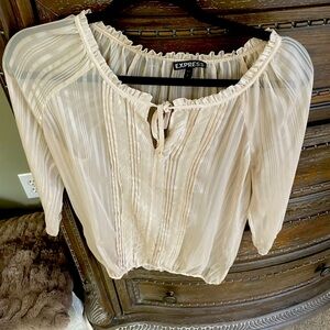 Express - Size Small - Beige Women’s Shirt